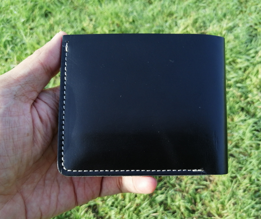 HorsePower | Genuine Leather Wallet for Men | Hand Crafted | Bifold Black