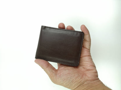 Anonymous | Genuine Leather Wallet for Men | Hand Crafted | Bifold | Brown