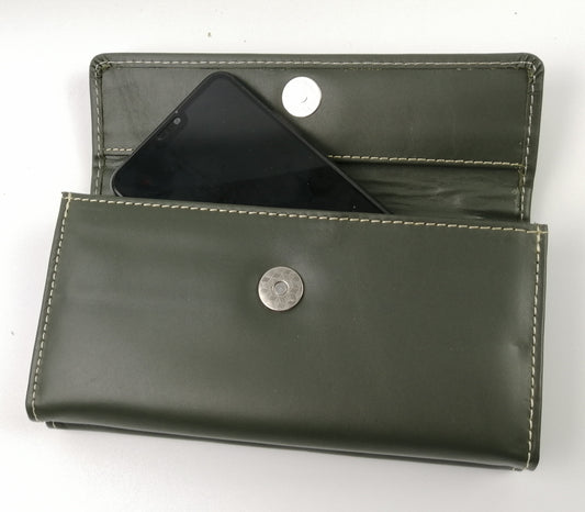 Jasper Green | Ladies Leather Purse Clutch Long wallet