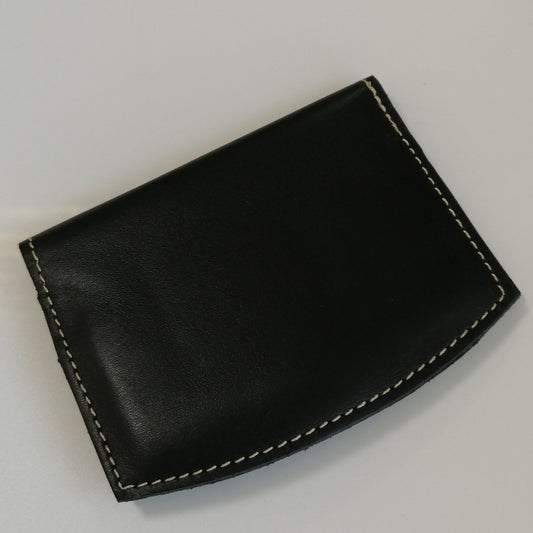 Mini Pocket Black | Leather Wallet Card Holder