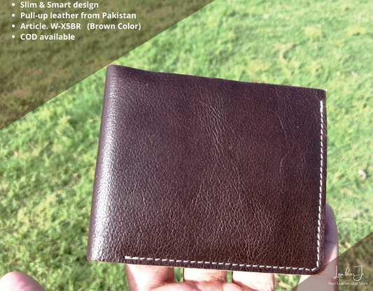 HorsePower Brown | Genuine Leather Wallet for Men | Hand Crafted | Bifold